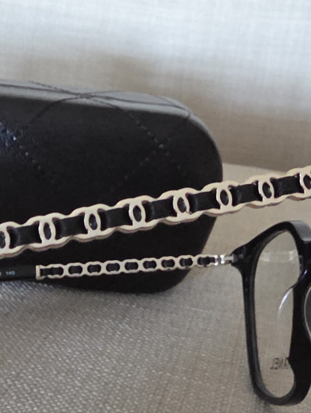 NWOT Chanel Black Square Clear Framed Eyeglasses CH345 54-20-145 - Picture 8 of 14